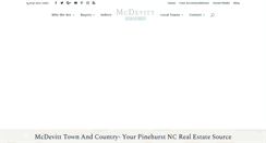 Desktop Screenshot of mcdevitttownandcountry.com